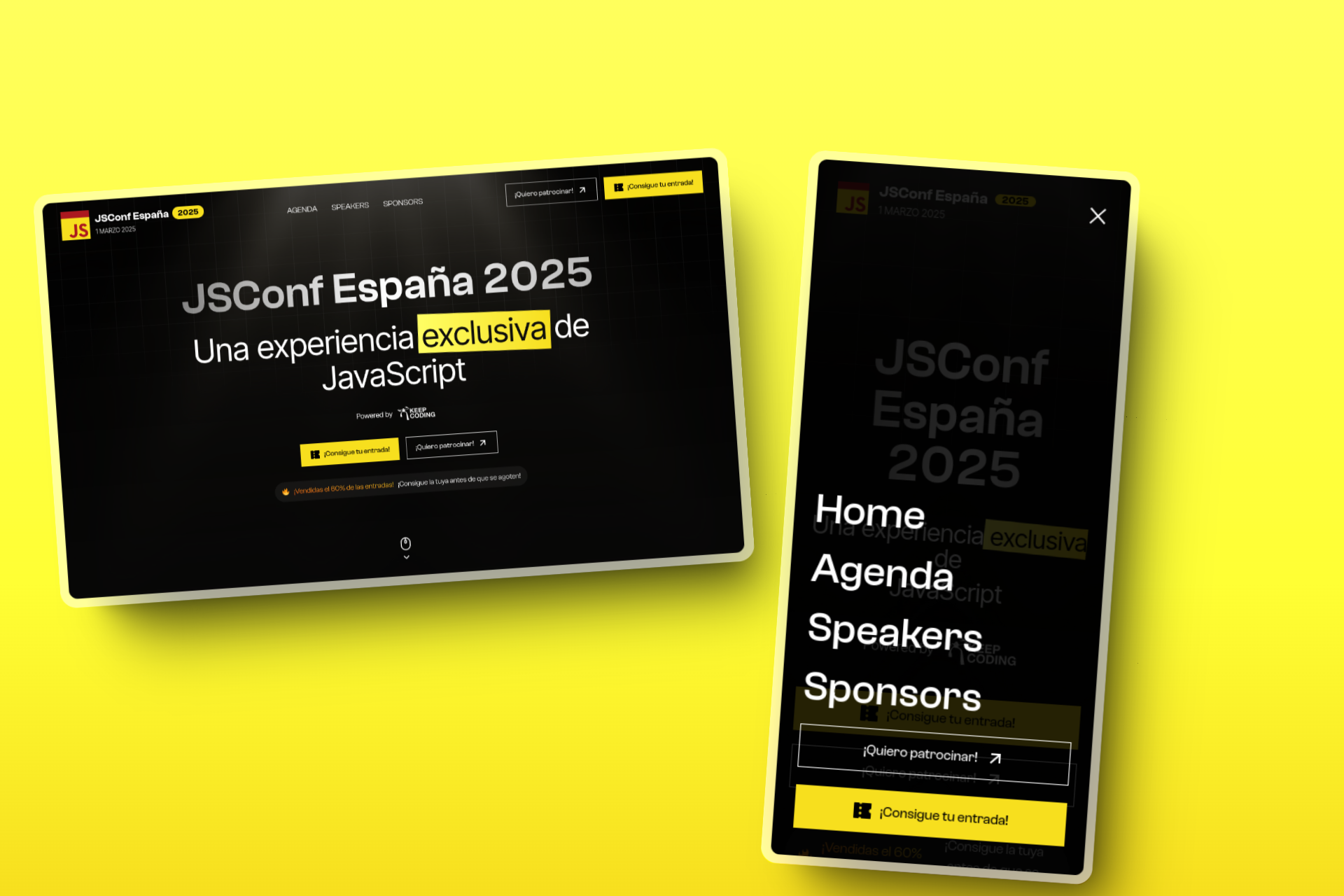 JSConf Spain web page project